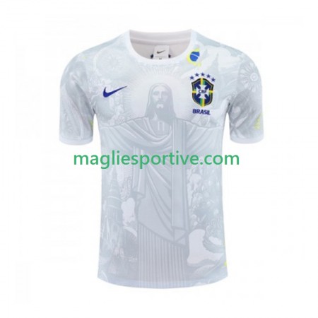 Completo Calcio Brasile Jesus Divisa Prima Bianco 2024-2025
